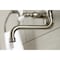 Kingston Brass KS515SN Two-Handle Wall Mount Bathroom Faucet, Brushed Nickel KS515SN - alternate 2